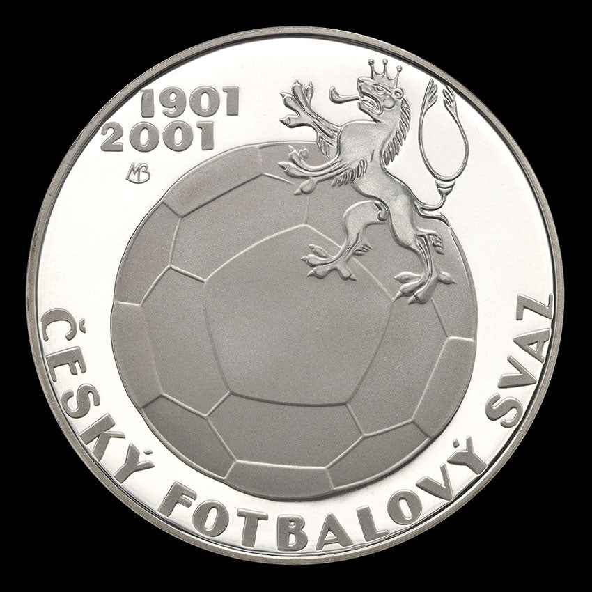 200 Kč/2001 - Český futbalový zväz - 100. výročie založenia