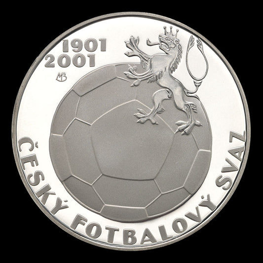 200 Kč/2001 - Český futbalový zväz - 100. výročie založenia