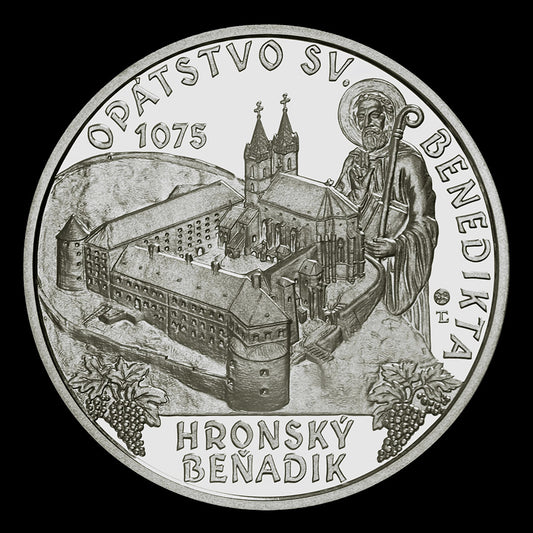 10 EURO/2025 - Benediktínske opátstvo v Hronskom Beňadiku - 950. výročie založenia - BK